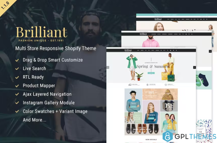 brilliant multi store responsive shopify theme