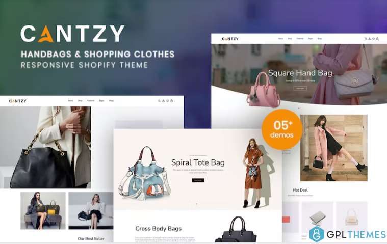 cantzy handbags shopping clothes shopify theme