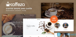 coffeza coffee shops and cafes shopify theme