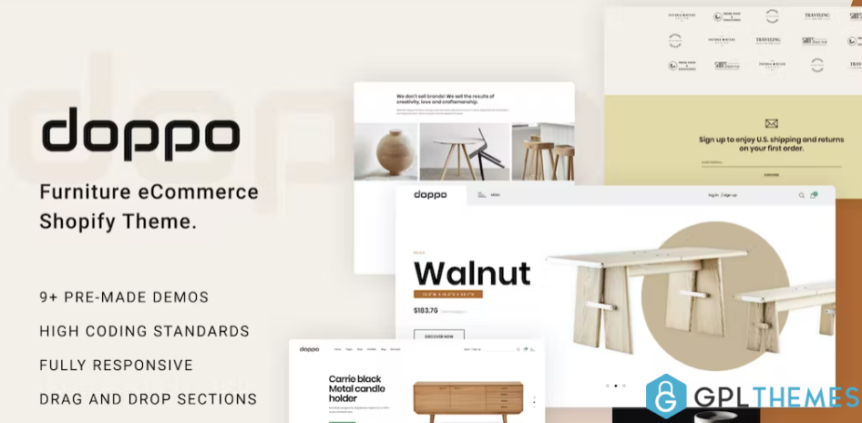 doppo furniture multipurpose shopify theme