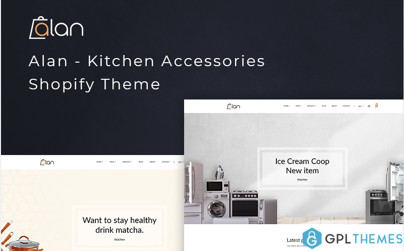 Alan – Kitchen Accessories Shopify Theme
