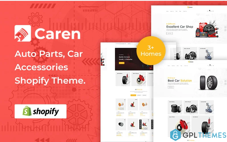 Caren – Auto Parts, Car Accessories Shopify Theme