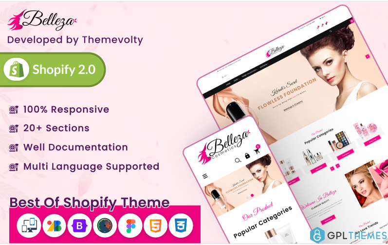 Belleza – Mega Beauty Cosmetics Super Shopify 2.0 Store