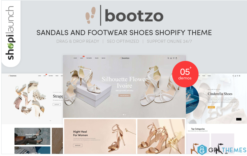 Bootzo – Sandals And Footwear Shoes Responsive Shopify Theme