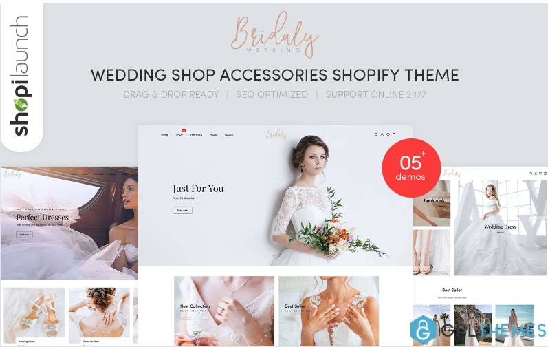 Bridaly – Wedding Shop Accessories Responsive Shopify Theme
