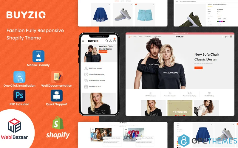Buyzio – Fashion & Clothing Multipurpose Shopify Theme