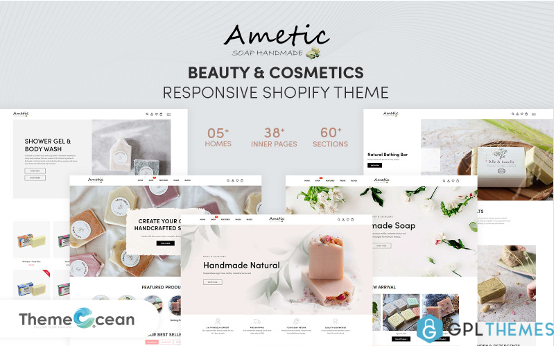 Ametic – Beauty & Cosmetics Responsive Shopify Theme