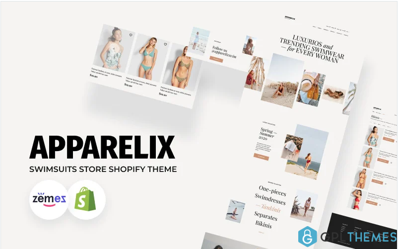 Apparelix Swimwear Online Store Shopify Theme