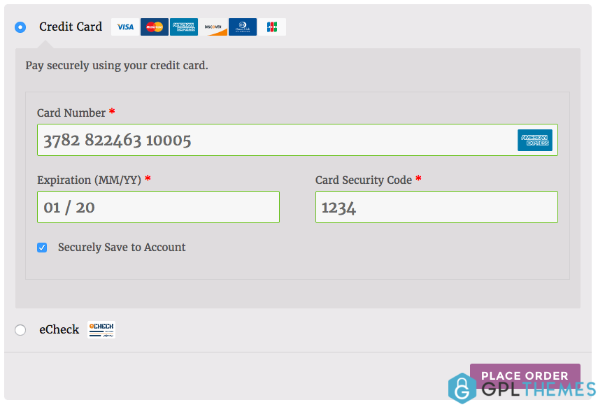 woocommerce elavon checkout credit card
