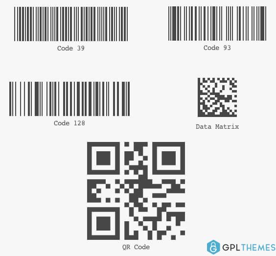 Barcodes examples
