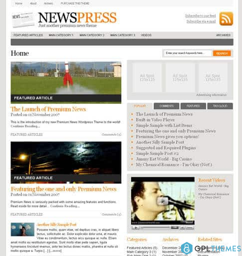 newspress theme