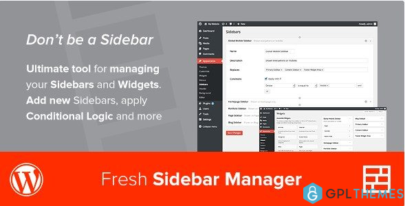 Custom Sidebar Manager