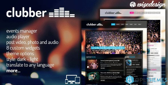 Clubber Events Music WordPress Theme