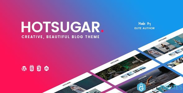 HotSugar v1.0.2 Responsive WordPress Blog Theme