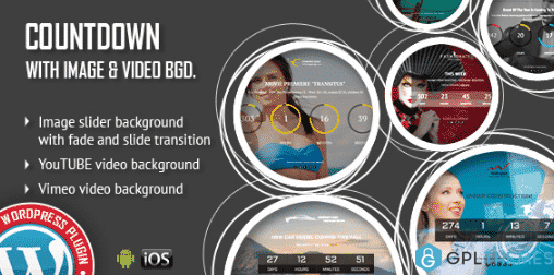 CountDown With Image or Video Background WP Plugin