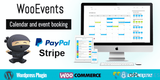 WooEvents Calendar and Event Booking