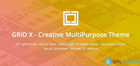 GRID X Creative MultiPurpose WordPress Theme