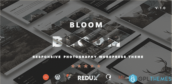 Bloom Photography Portfolio WordPress Theme