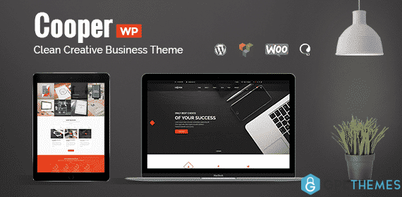 Cooper Clean Creative Business WordPress Theme