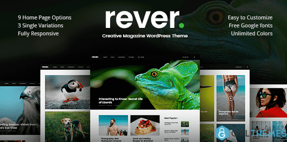 Rever Clean and Simple WordPress Theme