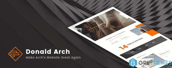 Donald Arch Creative Architecture WordPress Them