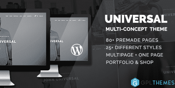Universal Smart Multi Purpose WordPress Theme