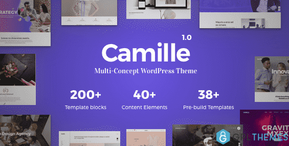 Camille Multi Concept WordPress Theme