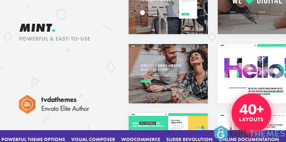 Mint Creative Multi Purpose WordPress Theme