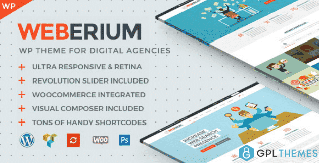 Weberium Responsive WordPress Theme Tailored for