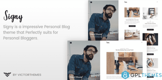 Signy A Personal Blog WordPress Theme