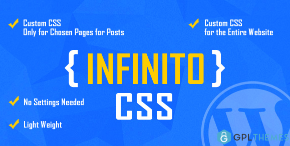 INFINITO Custom CSS for Chosen Pages and Posts