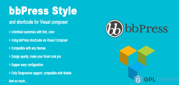 bbPress Style Shortcode for Visual Composer