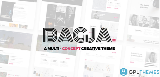 Bagja Responsive Multi Concept And One Page Portfo