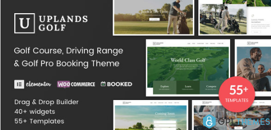 Uplands Golf Course WordPress Theme
