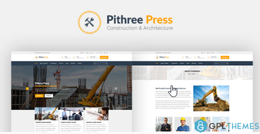 Pithree Construction Building WordPress Theme