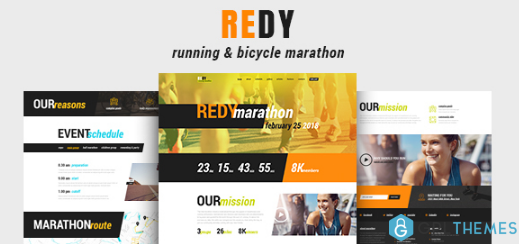 Redy Marathon Sports WordPress Theme