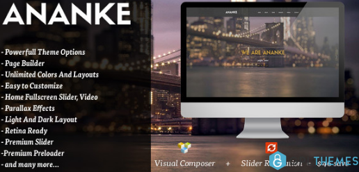 Ananke One Page Parallax WordPress Theme