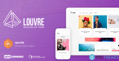 Louvre Minimal Magazine and Blog WordPress Theme
