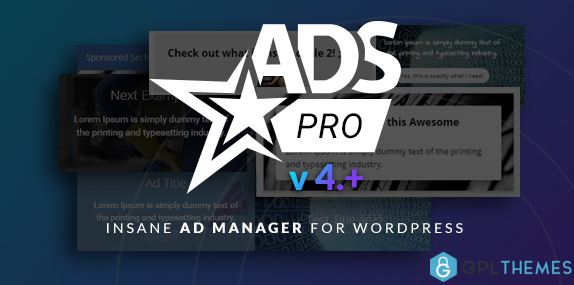 Ads Pro Plugin Multi Purpose WordPress Advertising Manager