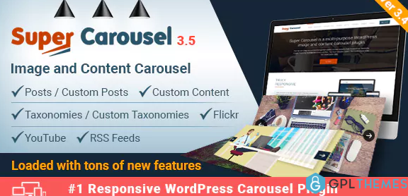 Super Carousel Responsive WordPress Plugin