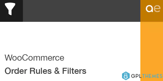 WooCommerce Order Rules Filters
