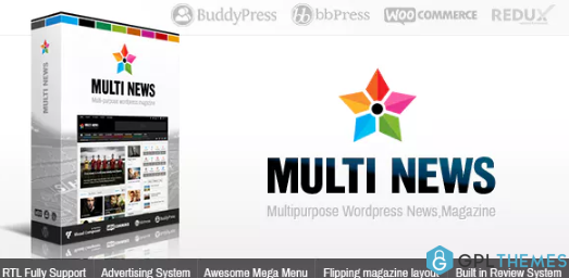Multinews Multi purpose WordPress News Magazine