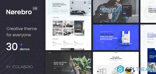 Norebro Creative Portfolio Theme for Multipurpose Usage