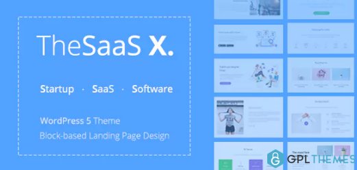 TheSaaS X Responsive SaaS Startup Business WordPress Theme