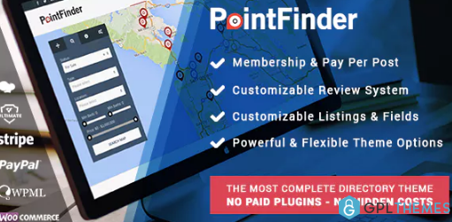 Point Finder Directory Directory Listing WordPress Theme
