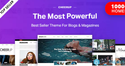 CheerUp Blog Magazine WordPress Blog Theme