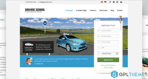 AIT DrivingSchool WordPress Theme
