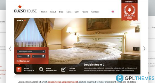 AIT GuestHouse WordPress Theme