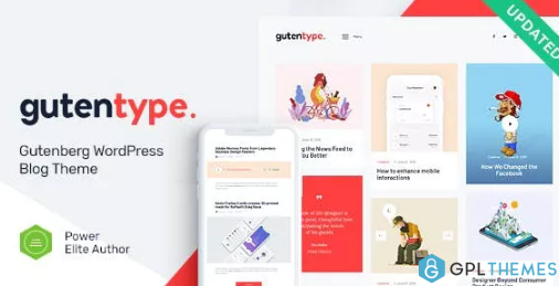 Gutentype 100 Gutenberg WordPress Theme for Modern Blog