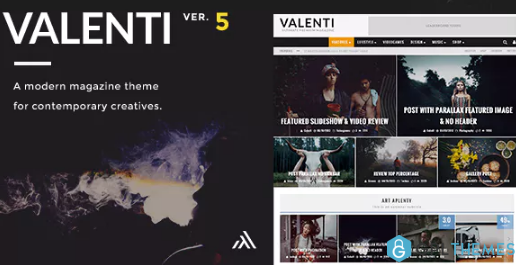 Valenti WordPress HD Review Magazine News Theme
